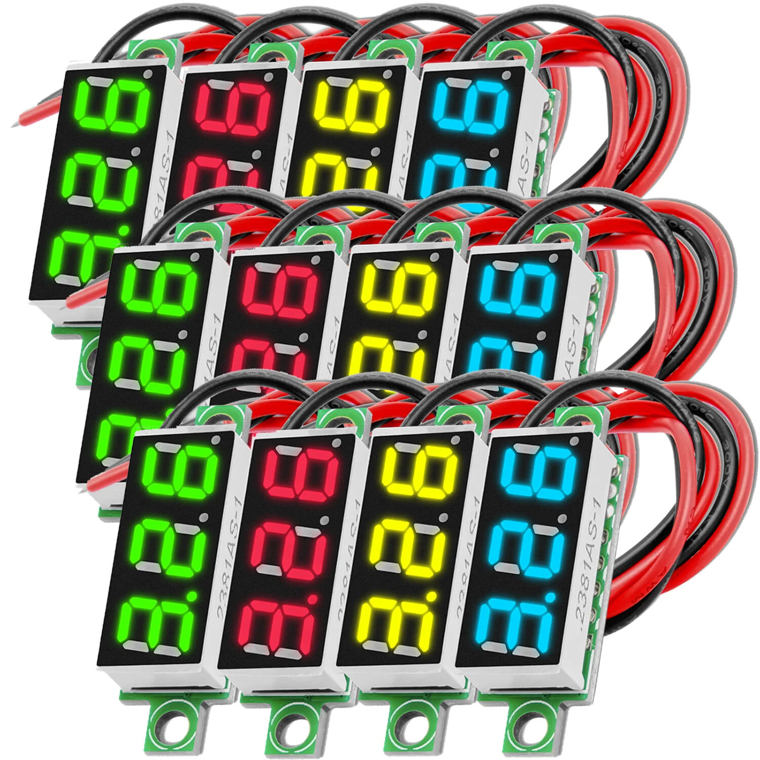 0,28 Zoll Mini Digital Voltmeter Spannungsmesser mit 7-Segment Anzeige 2,5V - 30V kompatibel mit Arduino - Image 7