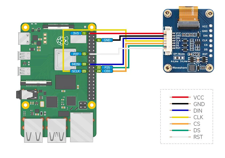 Waveshare - 0,96 " RGB OLED Display Modul kompatibel mit Arduino und Raspberry Pi - Image 8