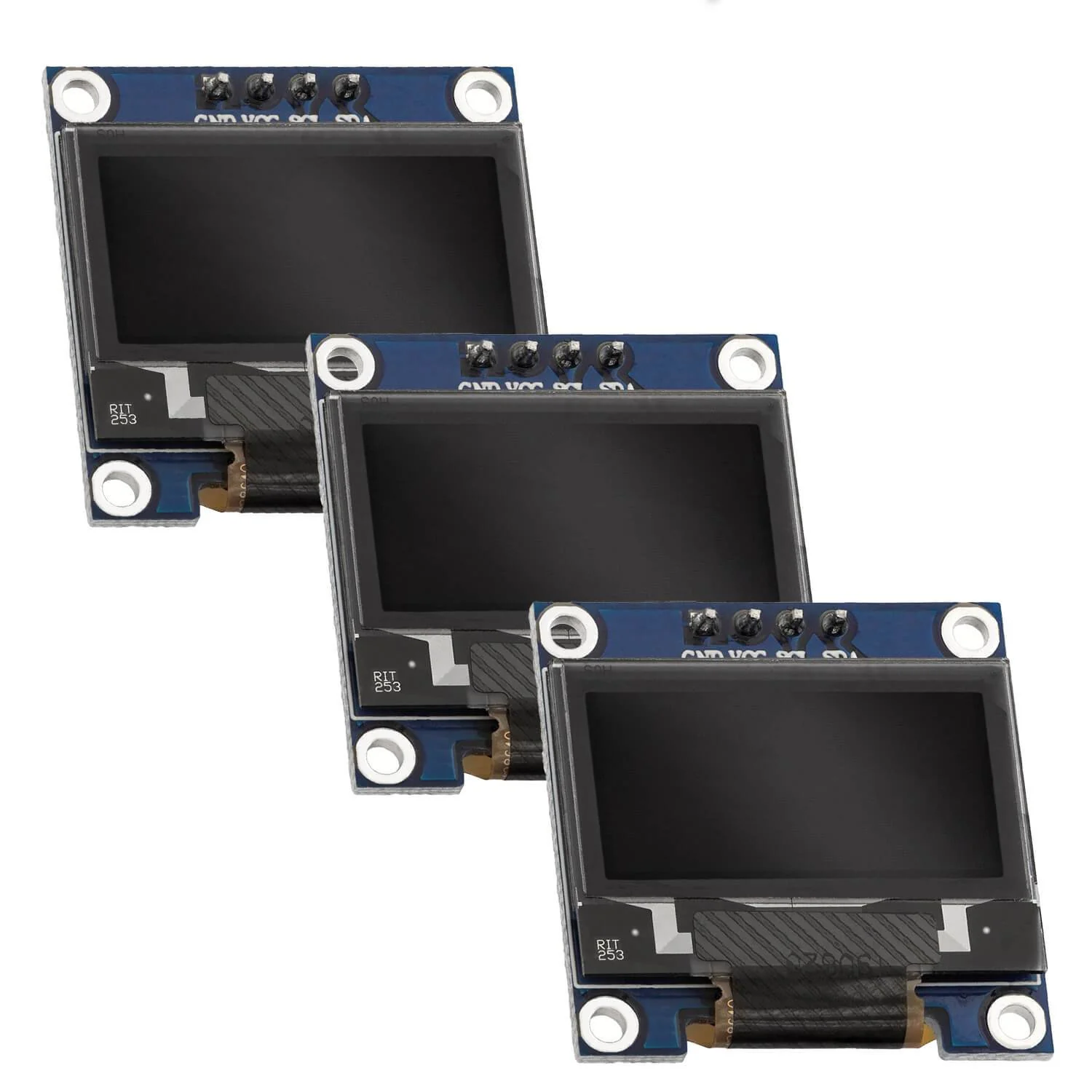 0,96 Zoll OLED SSD1306 Display I2C 128 x 64 Pixel kompatibel mit Arduino und Raspberry Pi - Image 7