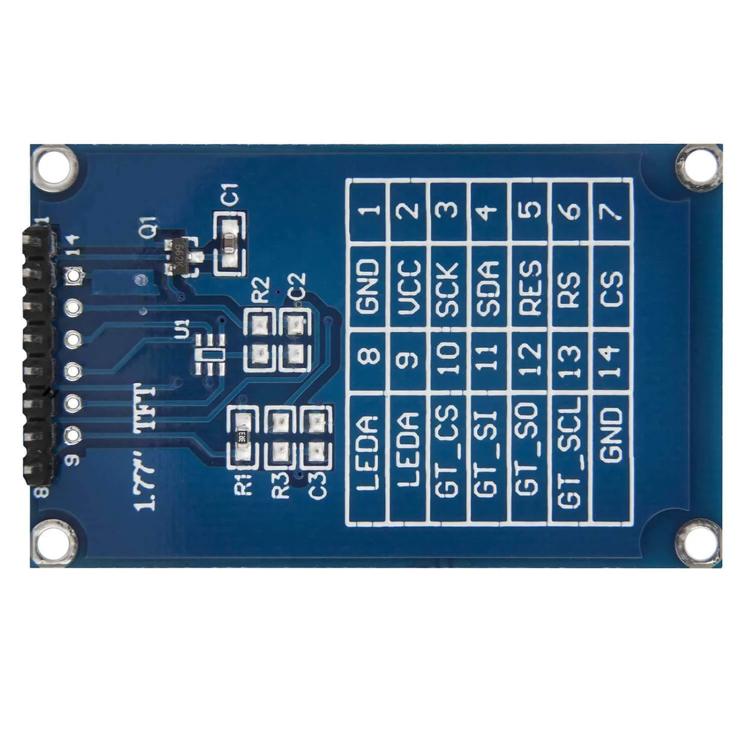 1,77 Zoll SPI TFT-Display und 128x160 Pixeln kompatibel mit Arduino und Raspberry Pi - Image 3