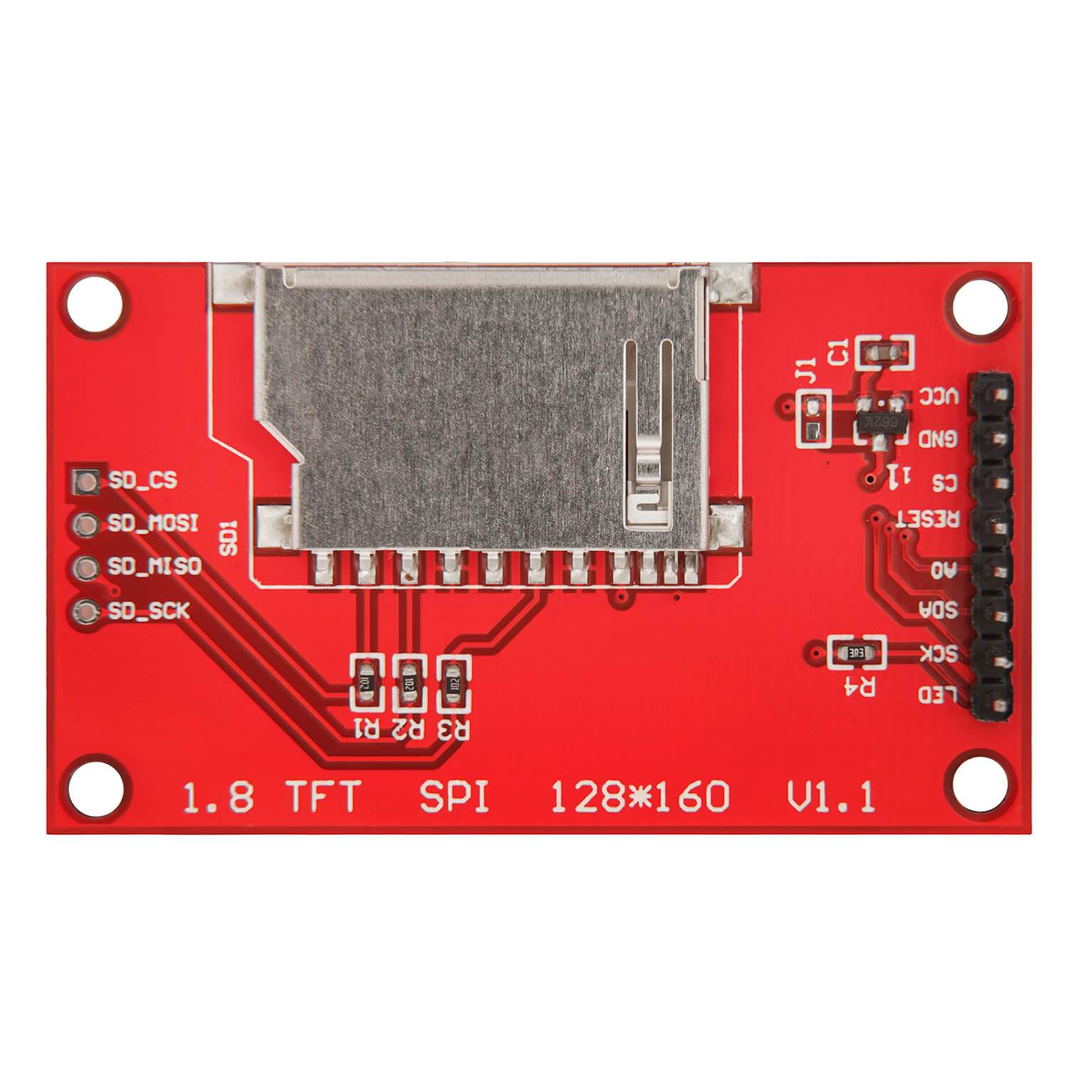 1,8 Zoll SPI TFT Display 128 x 160 Pixeln kompatibel mit Arduino und Raspberry Pi - Image 3