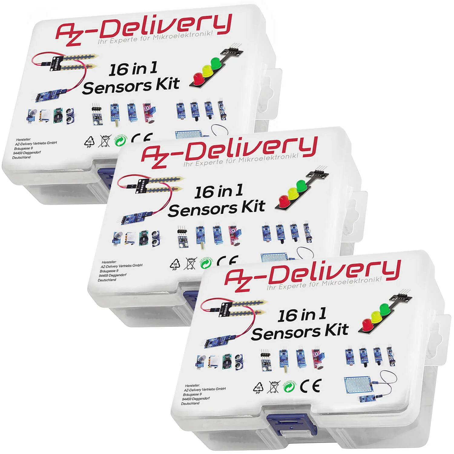 16 in 1 Kit Zubehörset mit Sensoren und Modulen kompatibel mit Arduino und Raspberry Pi - Image 10