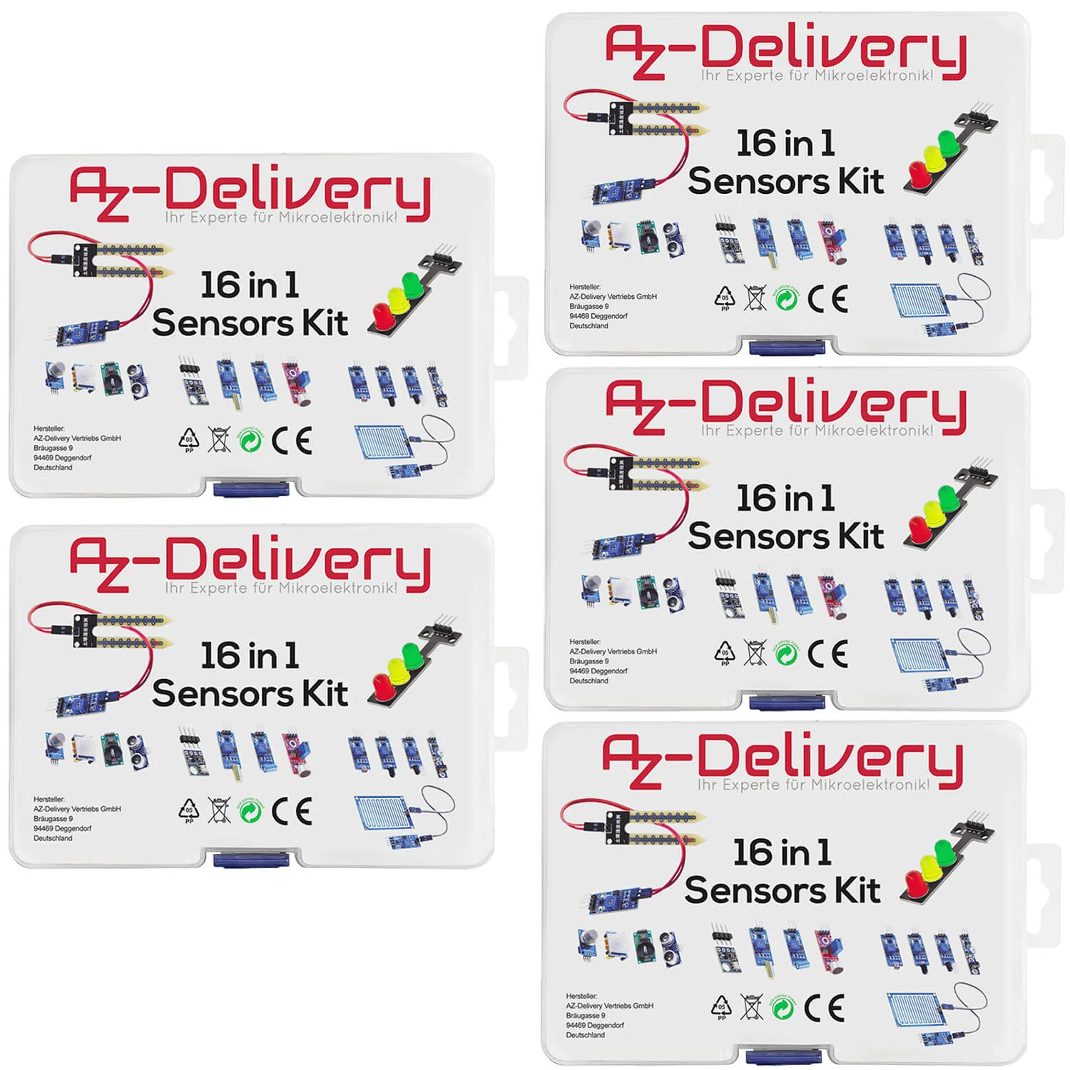 16 in 1 Kit Zubehörset mit Sensoren und Modulen kompatibel mit Arduino und Raspberry Pi - Image 11