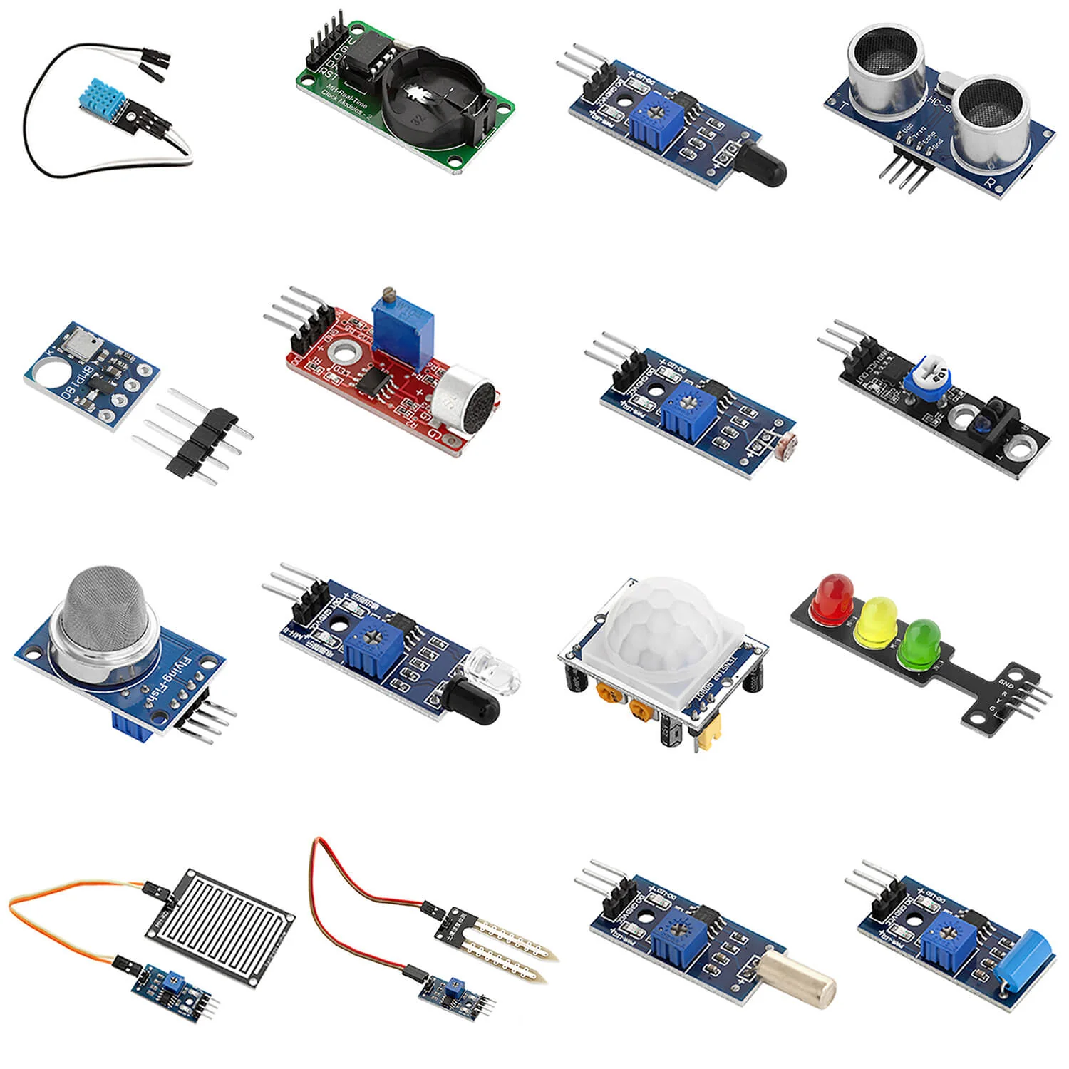 16 in 1 Kit Zubehörset mit Sensoren und Modulen kompatibel mit Arduino und Raspberry Pi - Image 4