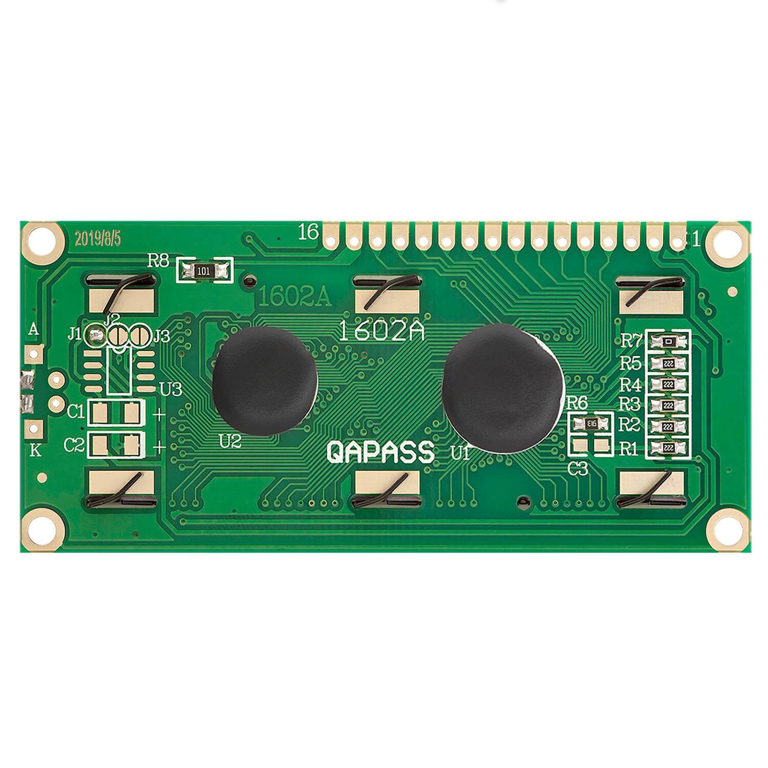 HD44780 1602 LCD Modul Display 2x16 Zeichen (mit blauem Hintergrund) kompatibel mit Arduino und Raspberry Pi - Image 3