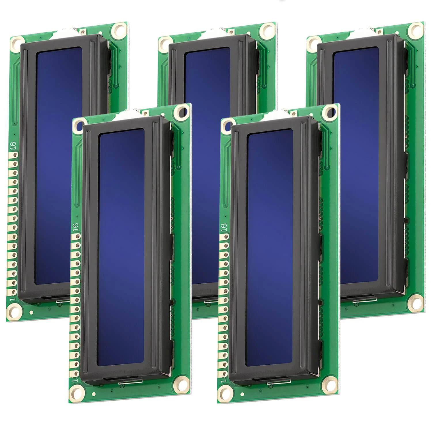 HD44780 1602 LCD Modul Display 2x16 Zeichen (mit blauem Hintergrund) kompatibel mit Arduino und Raspberry Pi - Image 5