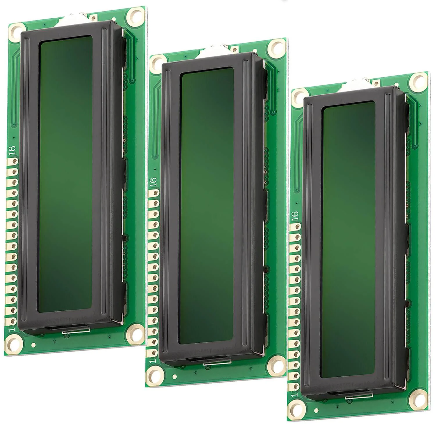 HD44780 1602 LCD Modul Display 2x16 Zeichen (mit grünem Hintergrund) kompatibel mit Arduino und Raspberry Pi - Image 4