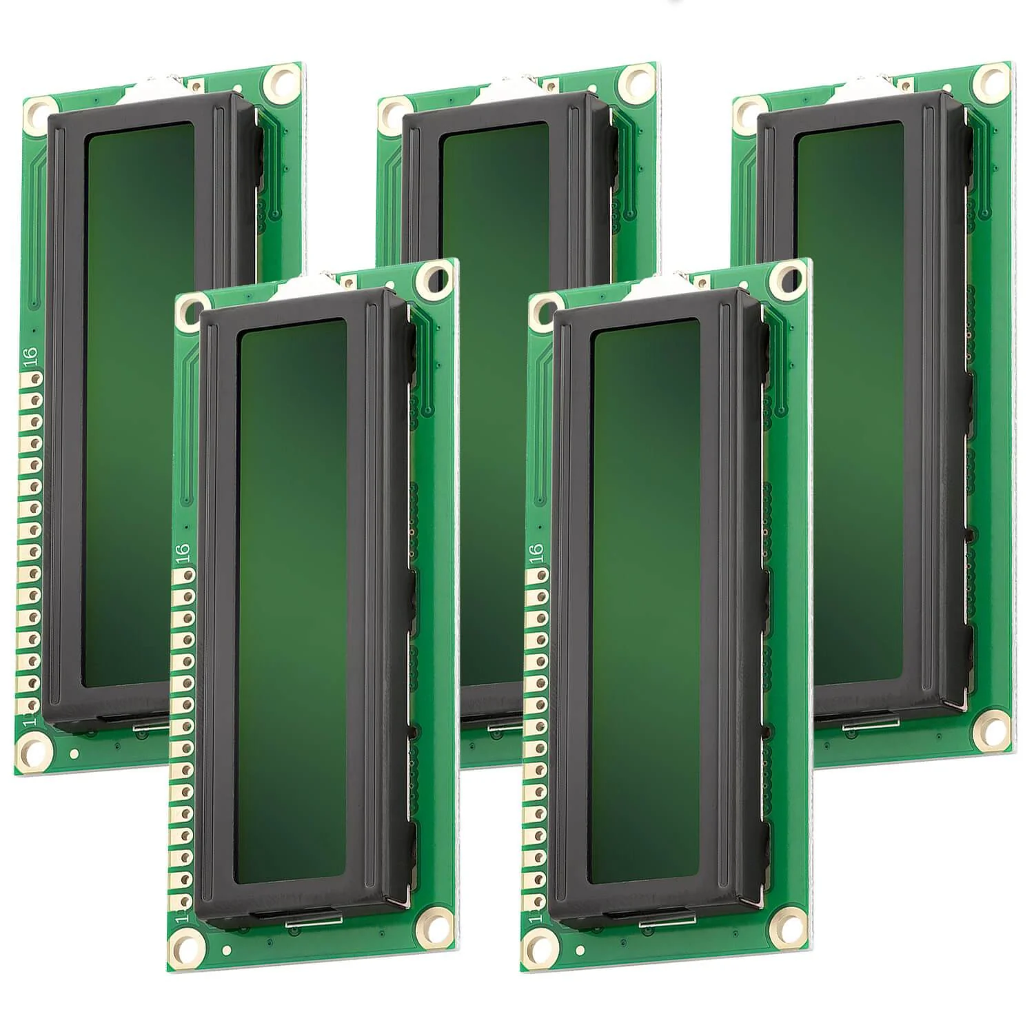 HD44780 1602 LCD Modul Display 2x16 Zeichen (mit grünem Hintergrund) kompatibel mit Arduino und Raspberry Pi - Image 5