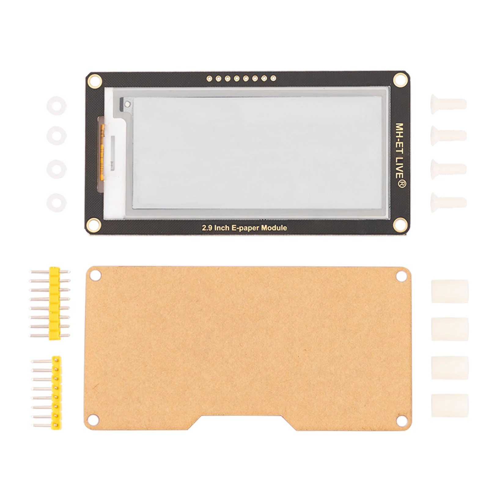 ePaper Display mit 2,9 Zoll e-Ink Display, Modul mit geringem Stromverbrauch, SPI Unterstützung und 3.3V/5V MCU Schnittstelle - Image 2