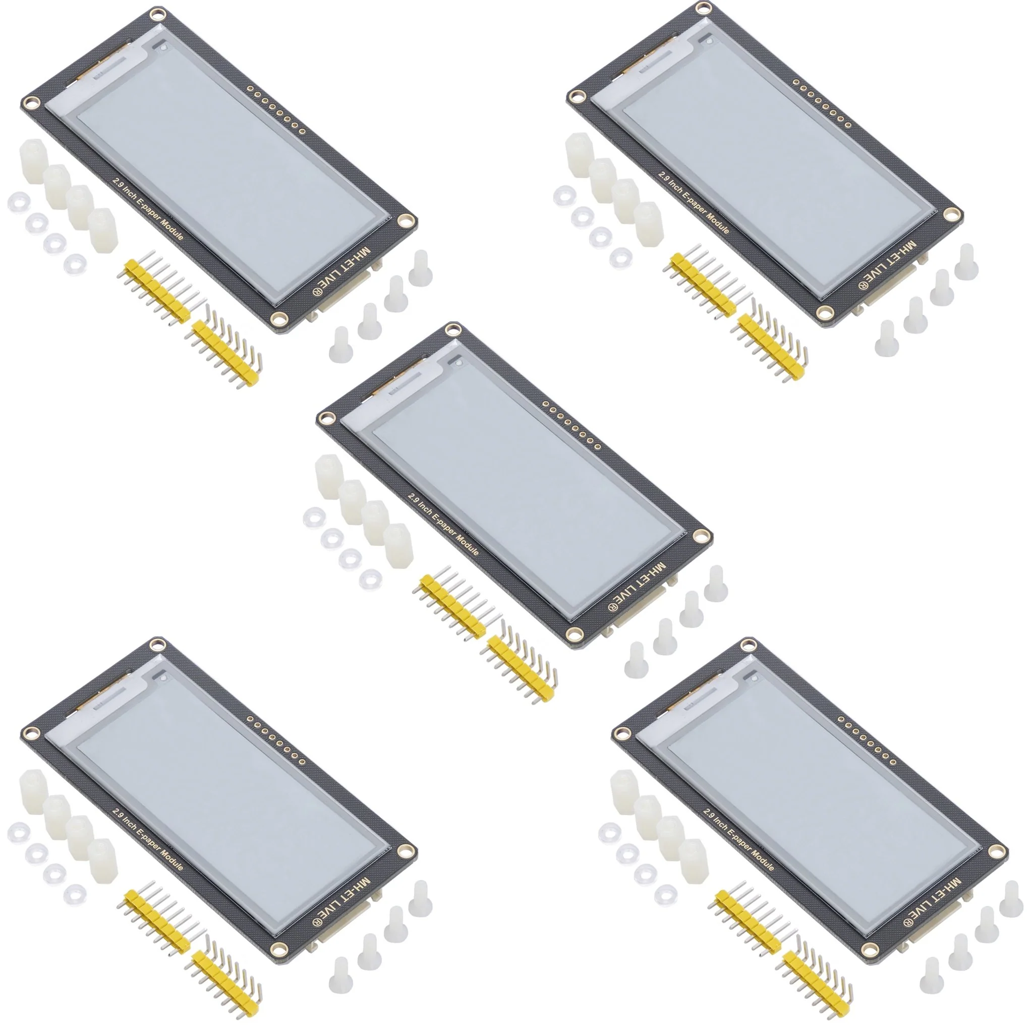 ePaper Display mit 2,9 Zoll e-Ink Display, Modul mit geringem Stromverbrauch, SPI Unterstützung und 3.3V/5V MCU Schnittstelle - Image 5