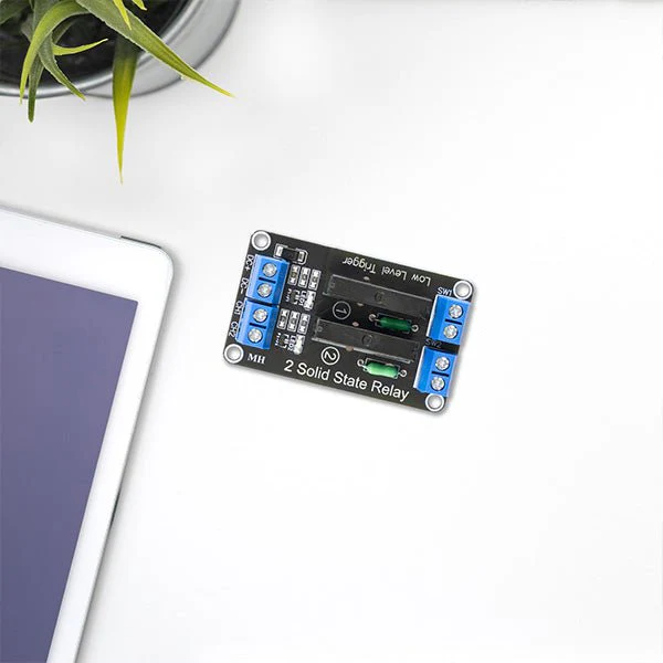 2 Kanal Solid State Relais 5V DC Low Level Trigger Power Switch kompatibel mit Arduino und Raspberry Pi - Image 6