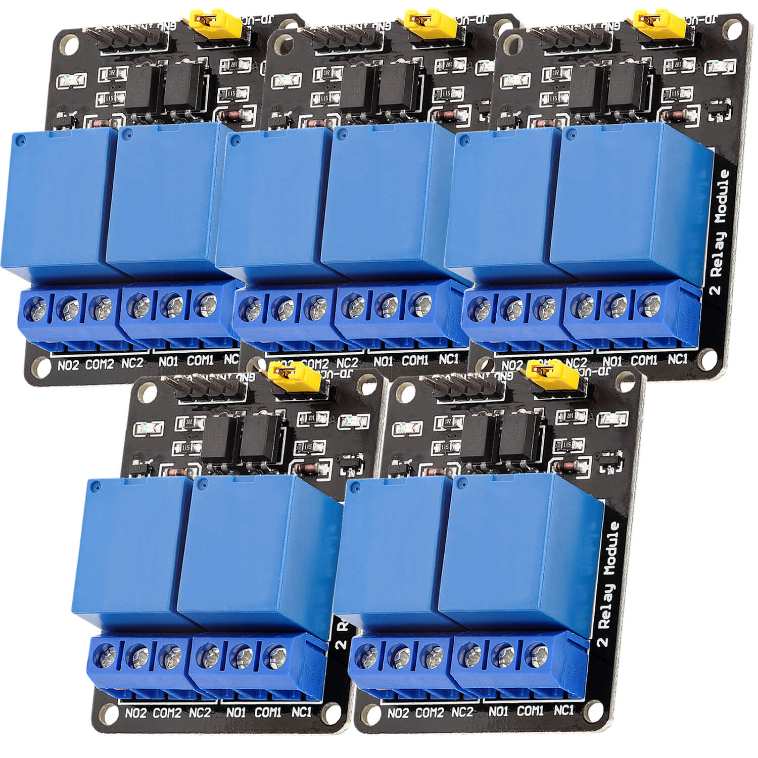 2-Relais Modul 5V mit Optokoppler Low-Level-Trigger kompatibel mit Arduino und Raspberry Pi - Image 6