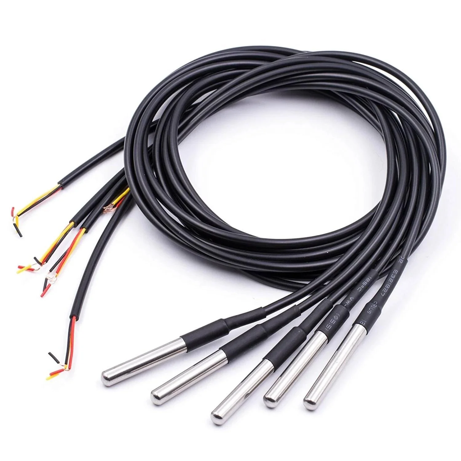 1M Kabel DS18B20 digitaler Edelstahl Temperatursensor Temperaturfühler, wasserdicht kompatibel mit Arduino und Raspberry Pi - Image 4