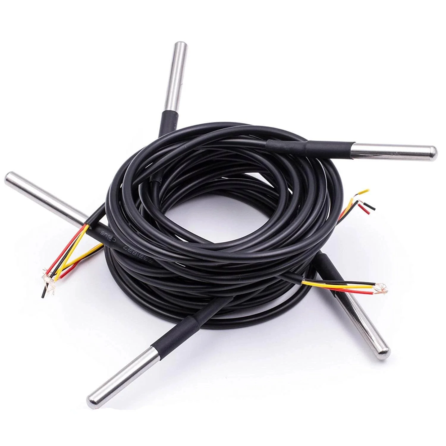 1M Kabel DS18B20 digitaler Edelstahl Temperatursensor Temperaturfühler, wasserdicht kompatibel mit Arduino und Raspberry Pi - Image 5