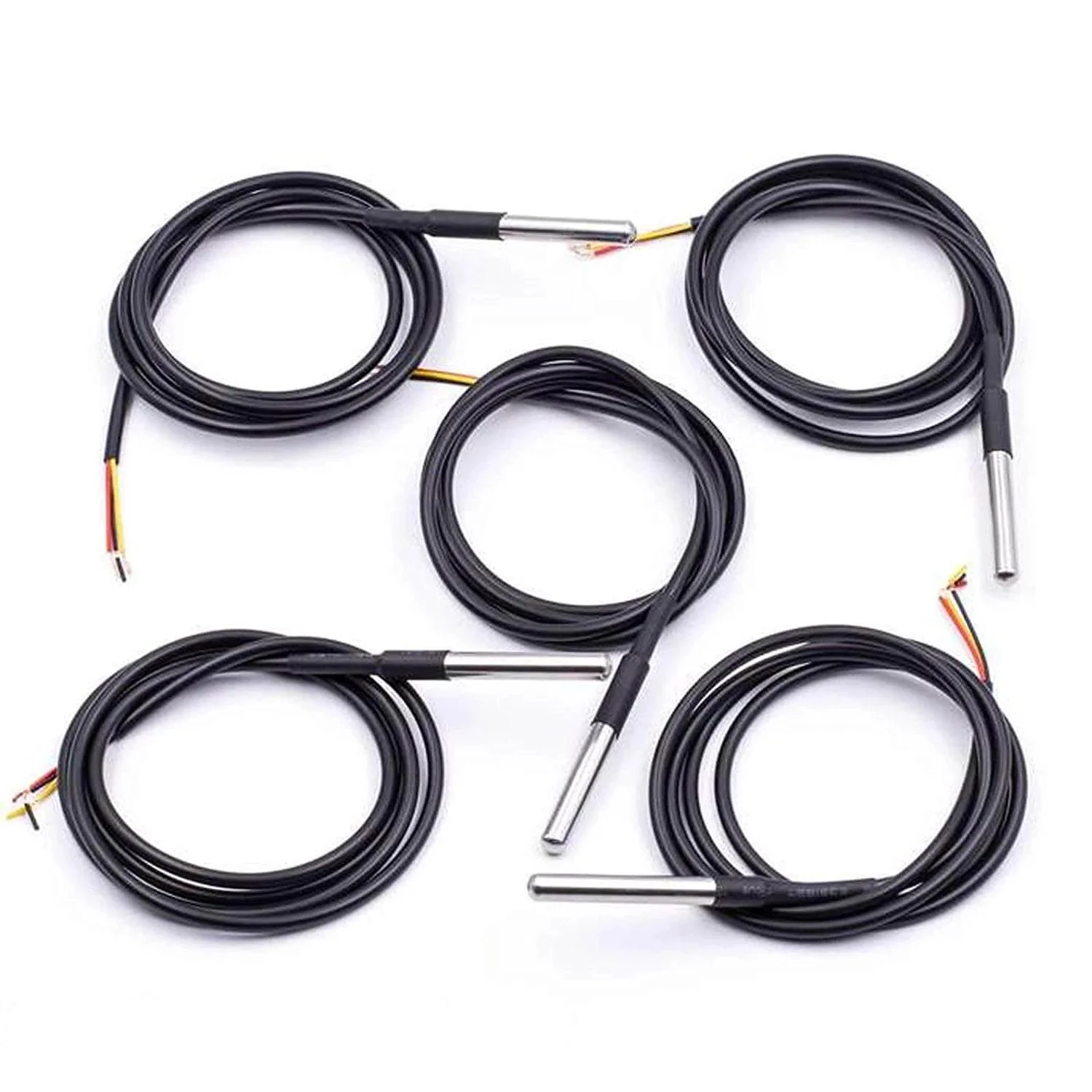 1M Kabel DS18B20 digitaler Edelstahl Temperatursensor Temperaturfühler, wasserdicht kompatibel mit Arduino und Raspberry Pi - Image 8