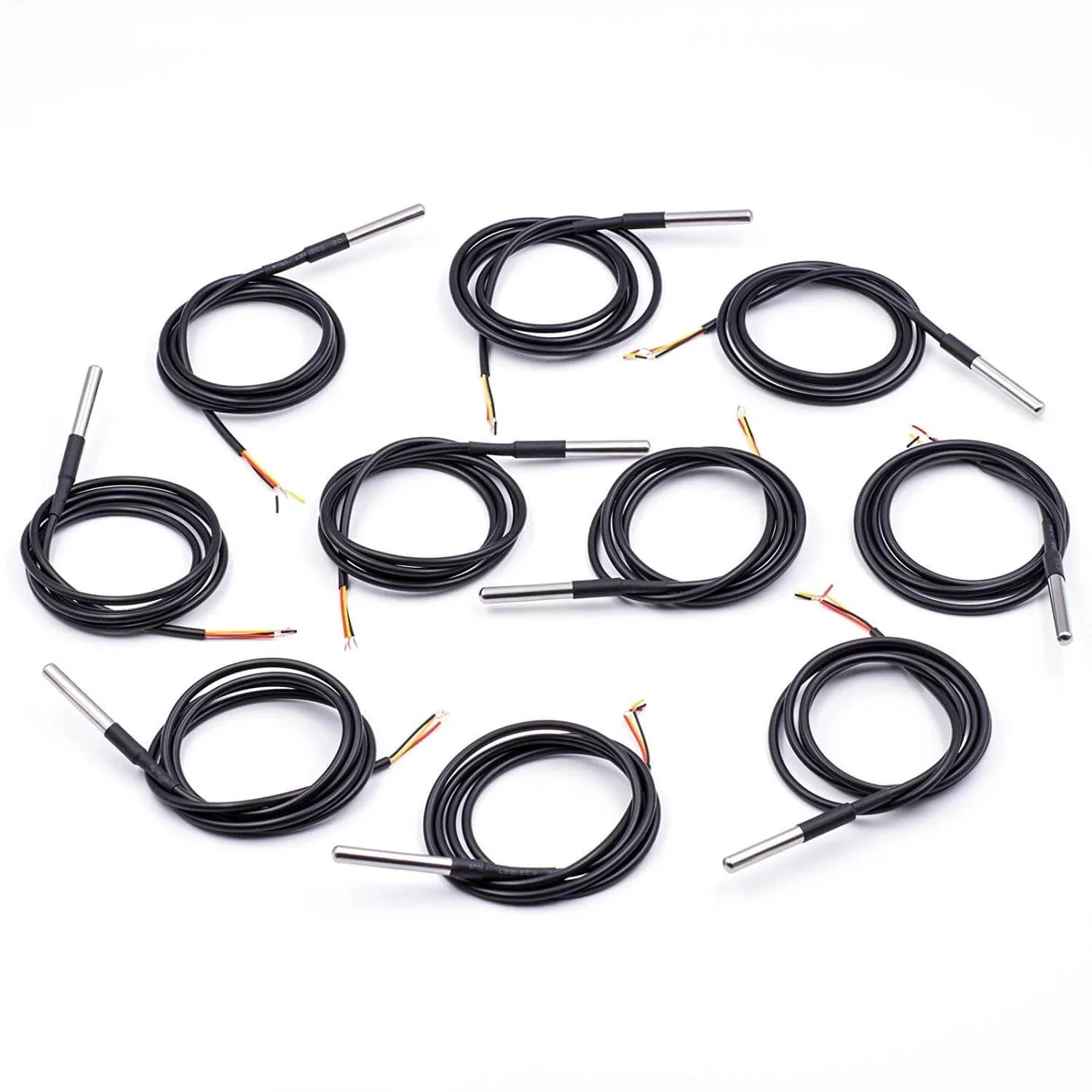 1M Kabel DS18B20 digitaler Edelstahl Temperatursensor Temperaturfühler, wasserdicht kompatibel mit Arduino und Raspberry Pi - Image 9