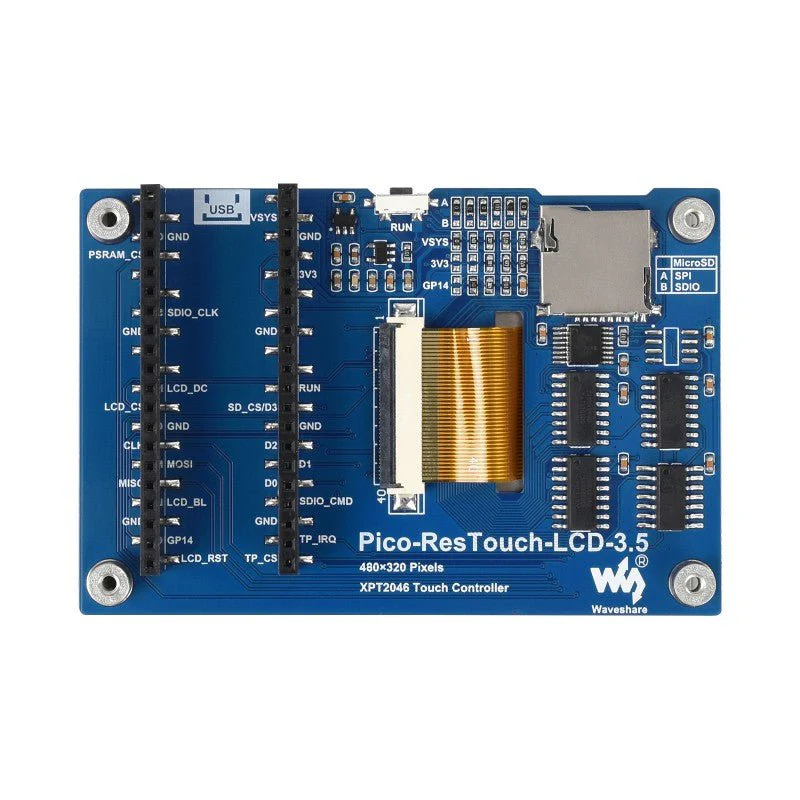 3,5 " TFT Touch Shield für Raspberry Pi Pico - Image 5