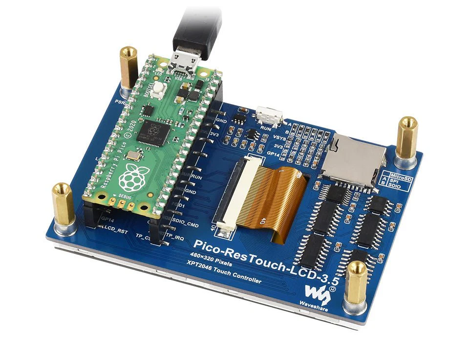 3,5 " TFT Touch Shield für Raspberry Pi Pico - Image 6