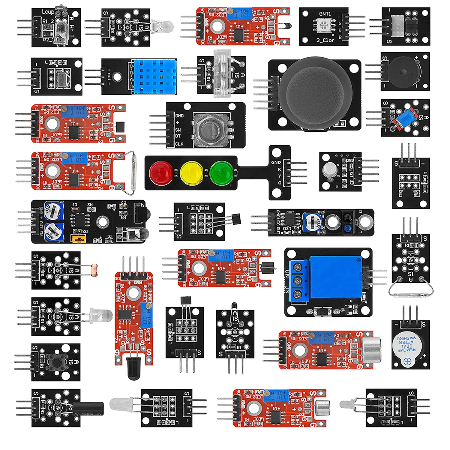 35 in 1 Sensorenkit Modulkit und Zubehörkit kompatibel mit Arduino und Raspberry Pi - Image 4