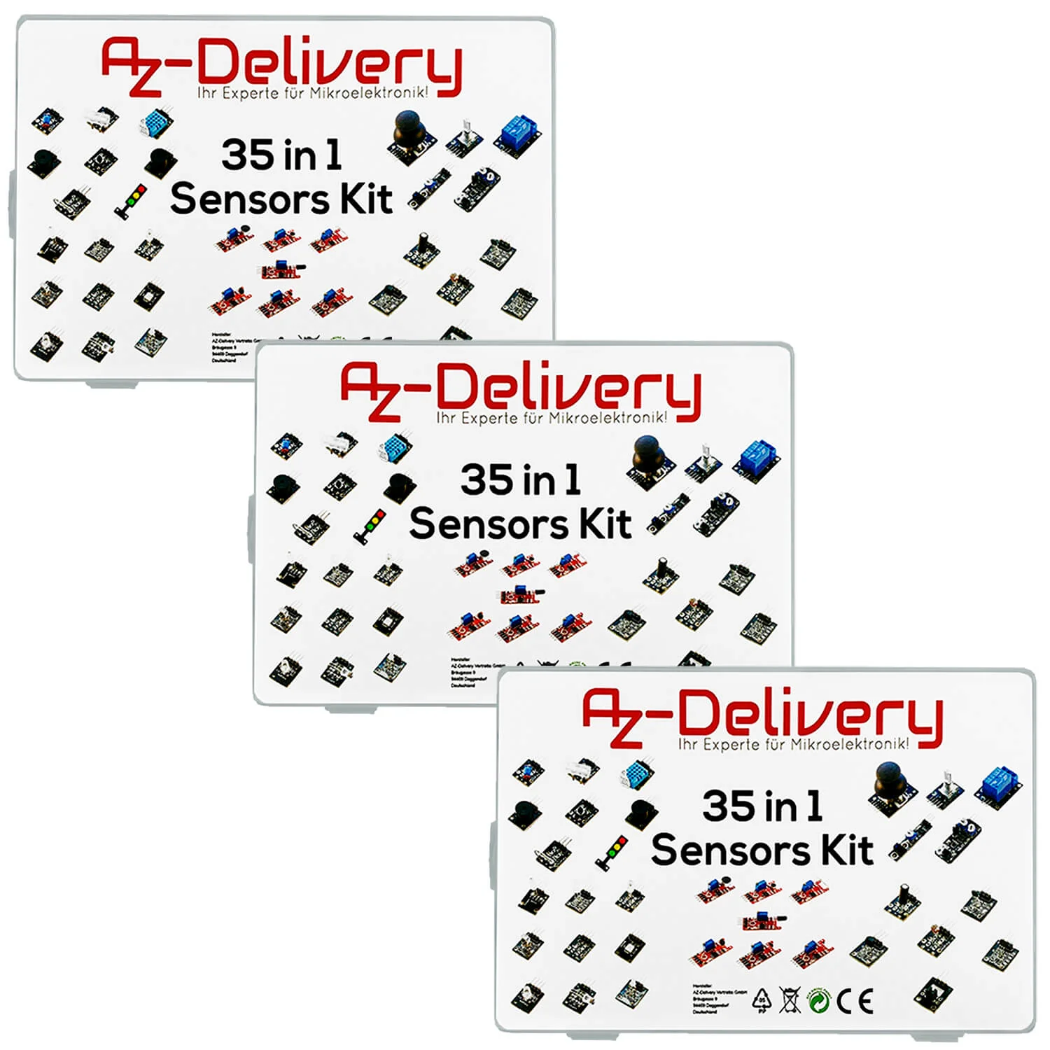 35 in 1 Sensorenkit Modulkit und Zubehörkit kompatibel mit Arduino und Raspberry Pi - Image 8