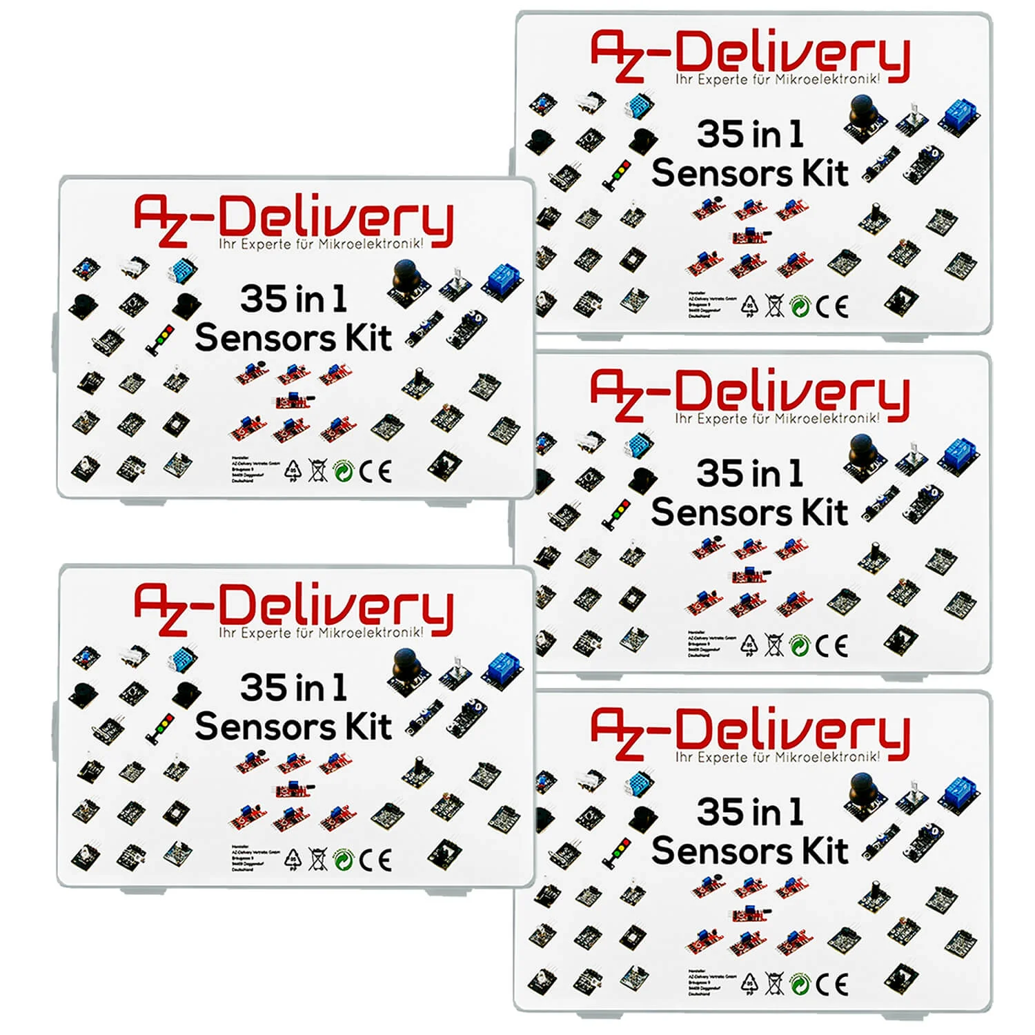 35 in 1 Sensorenkit Modulkit und Zubehörkit kompatibel mit Arduino und Raspberry Pi - Image 9