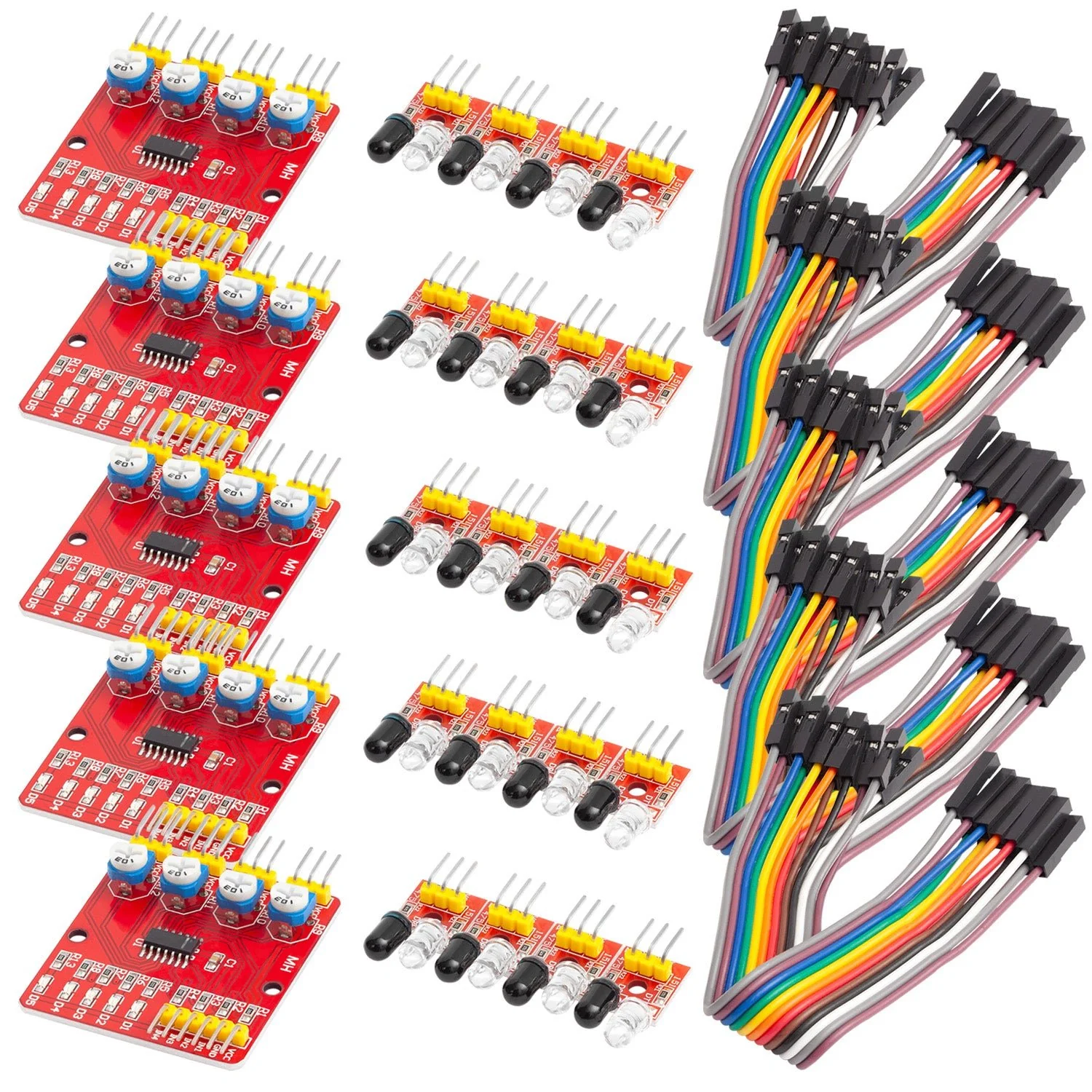 4-Kanal Infrarot Hindernis Sensor mit digitalem Ausgang und einstellbarer Sensitivität u.a. für Robot Cars - Image 7