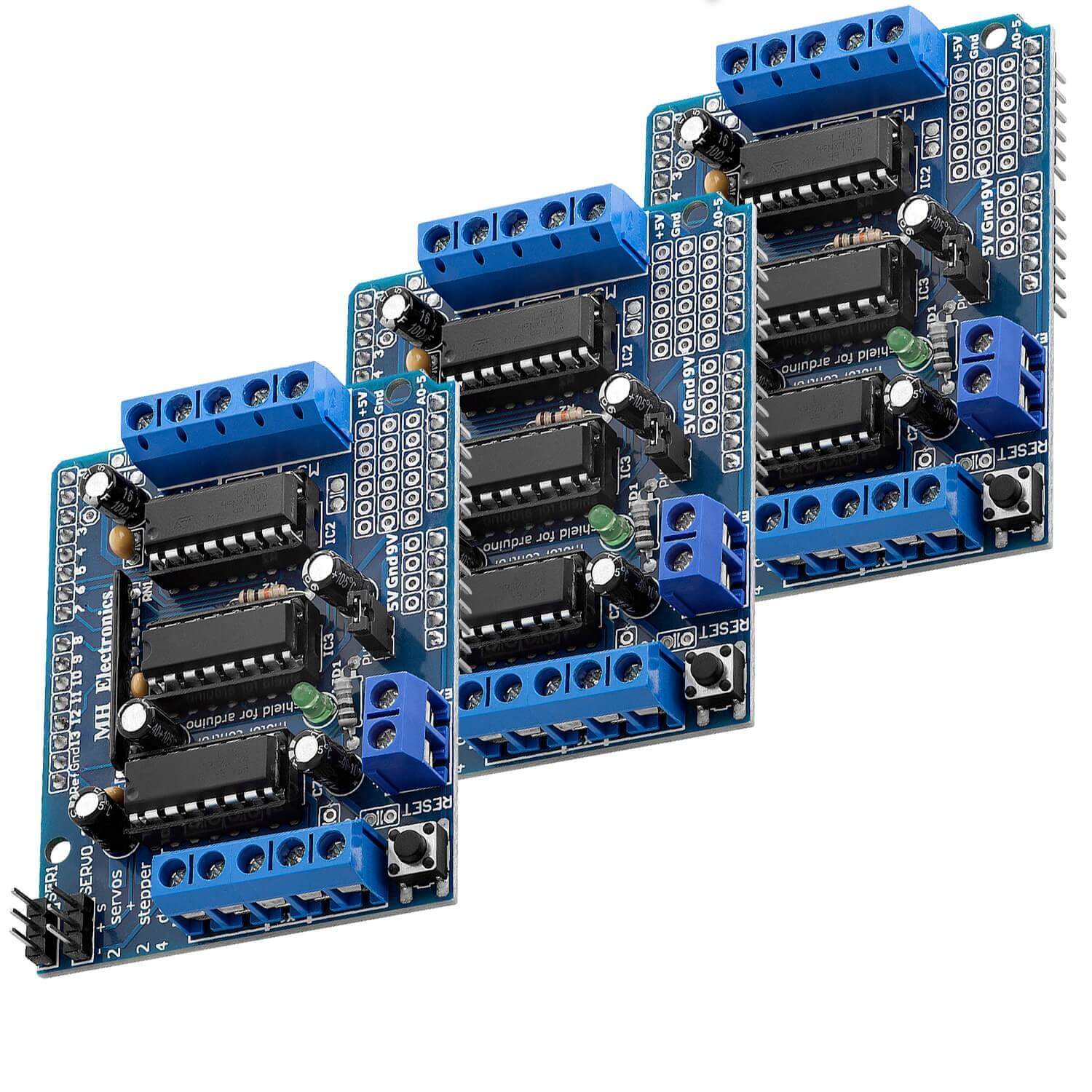 4-Kanal L293D Motortreiber Shield Schrittmotortreiber für Mega 2560 und UNO R3, Diecimila, Duemilanove kompatibel mit Arduino - Image 4