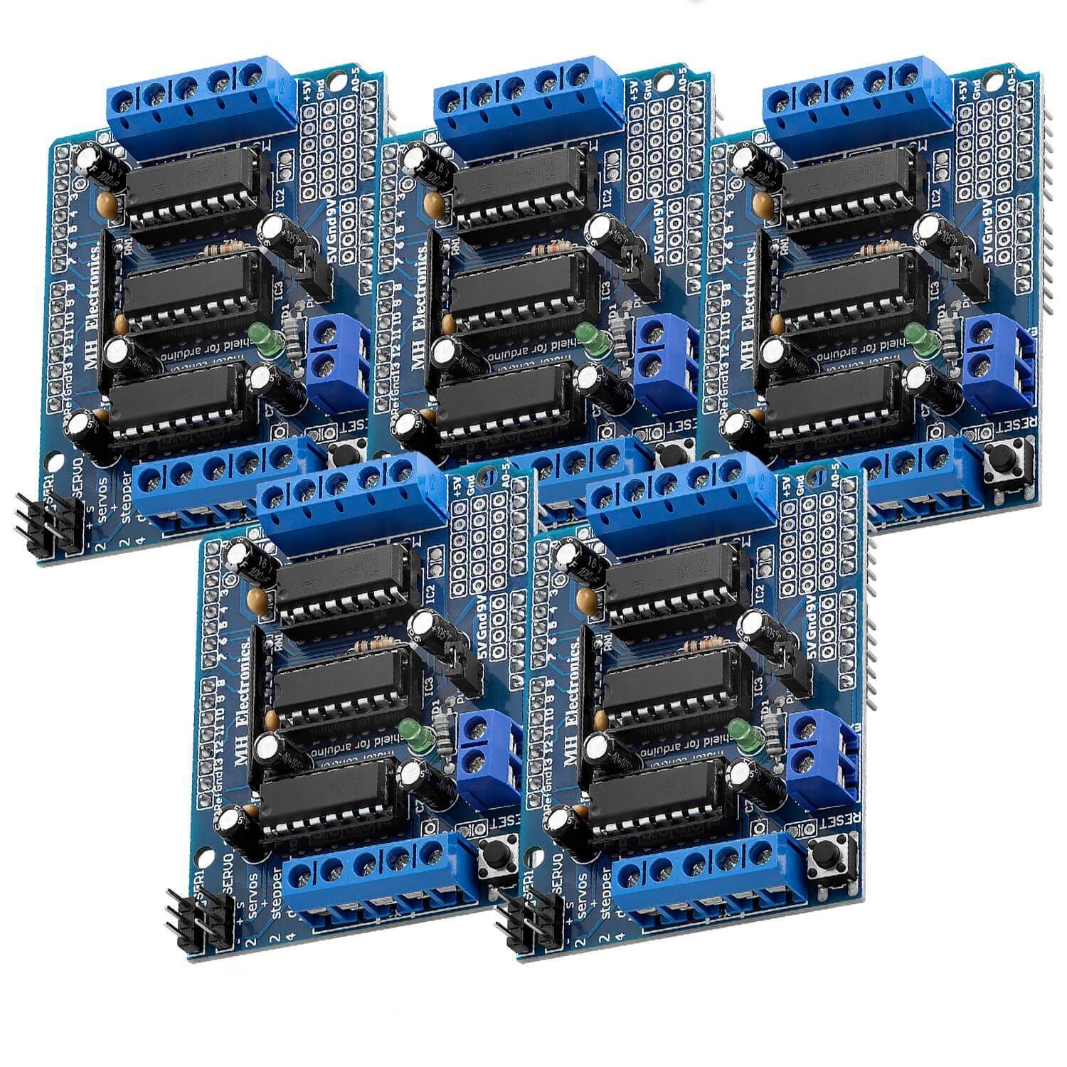 4-Kanal L293D Motortreiber Shield Schrittmotortreiber für Mega 2560 und UNO R3, Diecimila, Duemilanove kompatibel mit Arduino - Image 5
