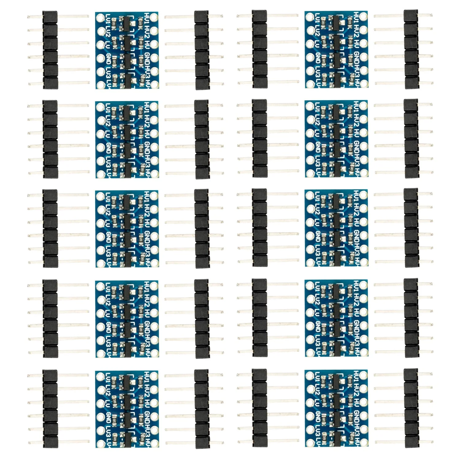 IOT 4 Kanal IIC I2C Premium Pegelwandler | Bi-direktionales Modul 5V zu 3.3V | Kompatibel mit Arduino und Raspberry