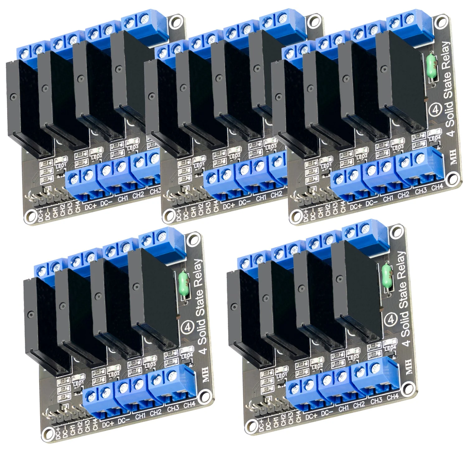 4 Kanal Solid State Relais 5V DC  Low Level Trigger Power Switch kompatibel mit Arduino und Raspberry Pi - Image 8