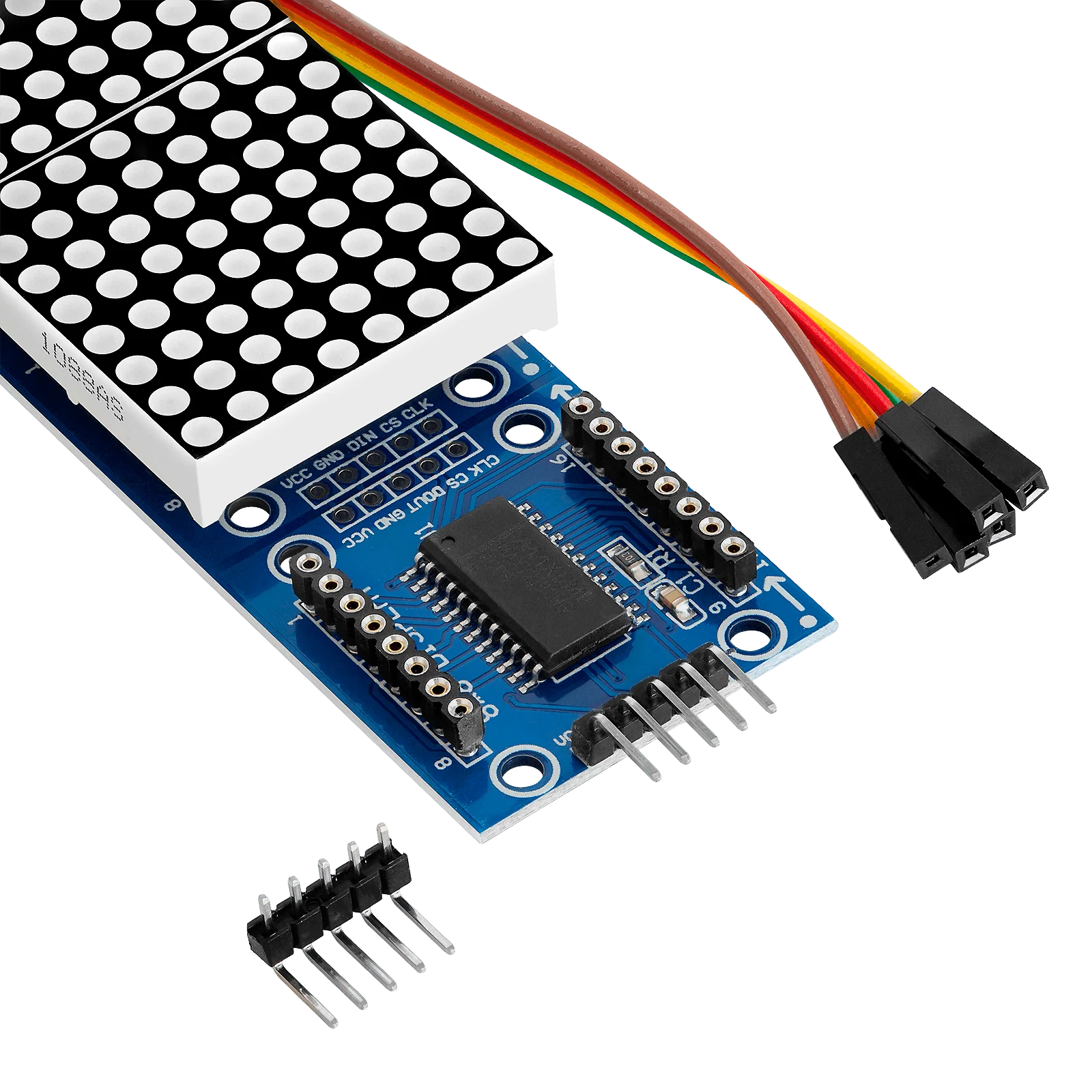 MAX7219 8x32 4 in 1 Dot Matrix LED Anzeigemodul kompatibel mit Arduino und Raspberry Pi - Image 3