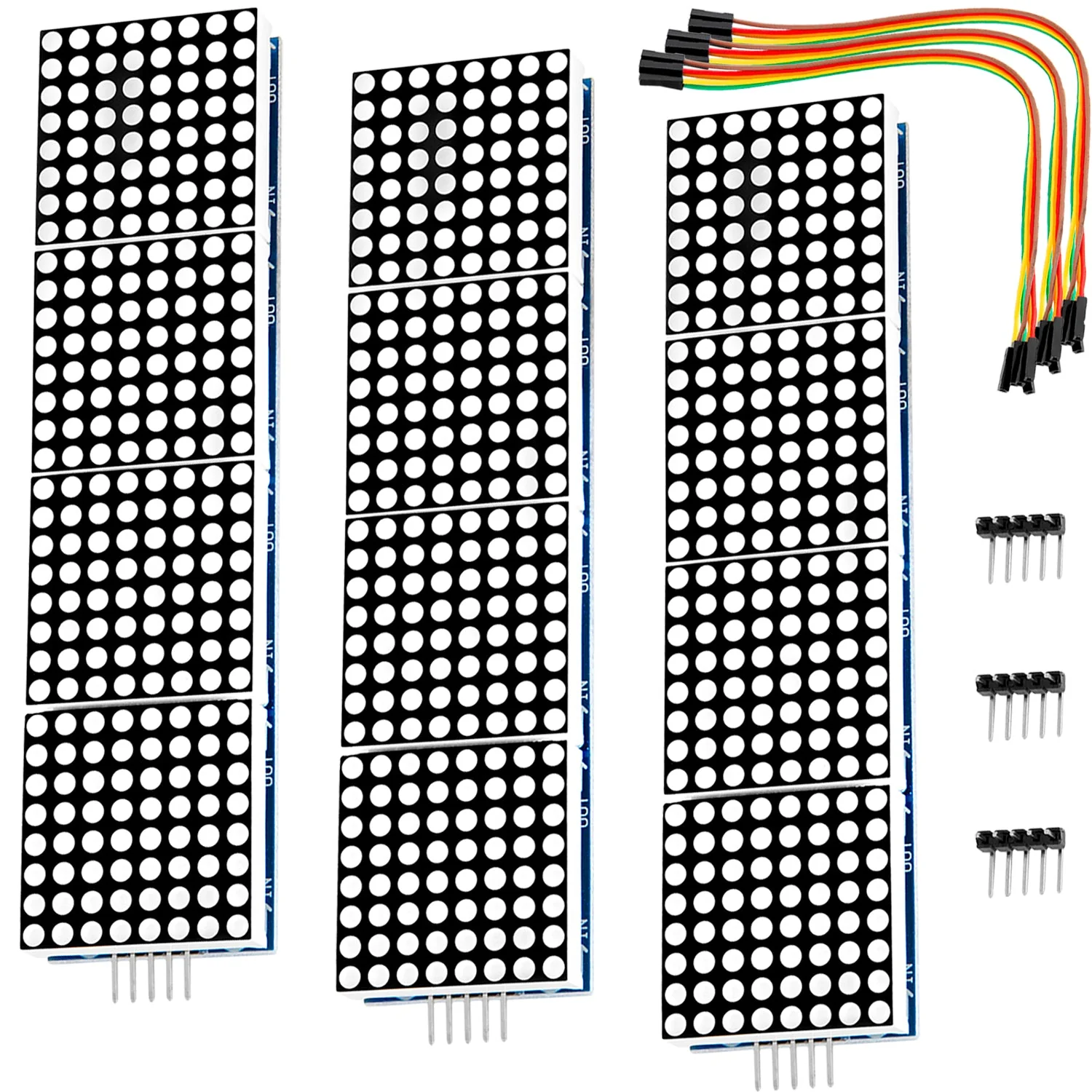 MAX7219 8x32 4 in 1 Dot Matrix LED Anzeigemodul kompatibel mit Arduino und Raspberry Pi - Image 5
