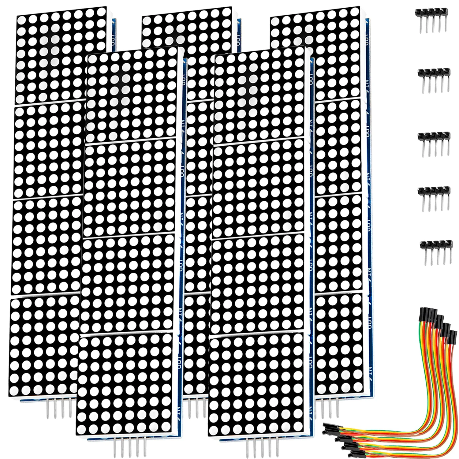 MAX7219 8x32 4 in 1 Dot Matrix LED Anzeigemodul kompatibel mit Arduino und Raspberry Pi - Image 6
