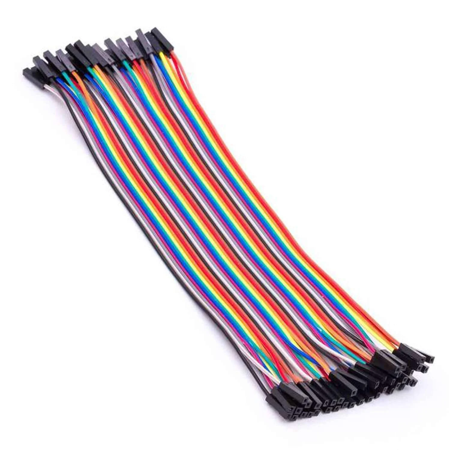 Jumper Wire Kabel 40 STK. je 20 cm F2F Female to Female kompatibel mit Arduino und Raspberry Pi Breadboard - Image 3