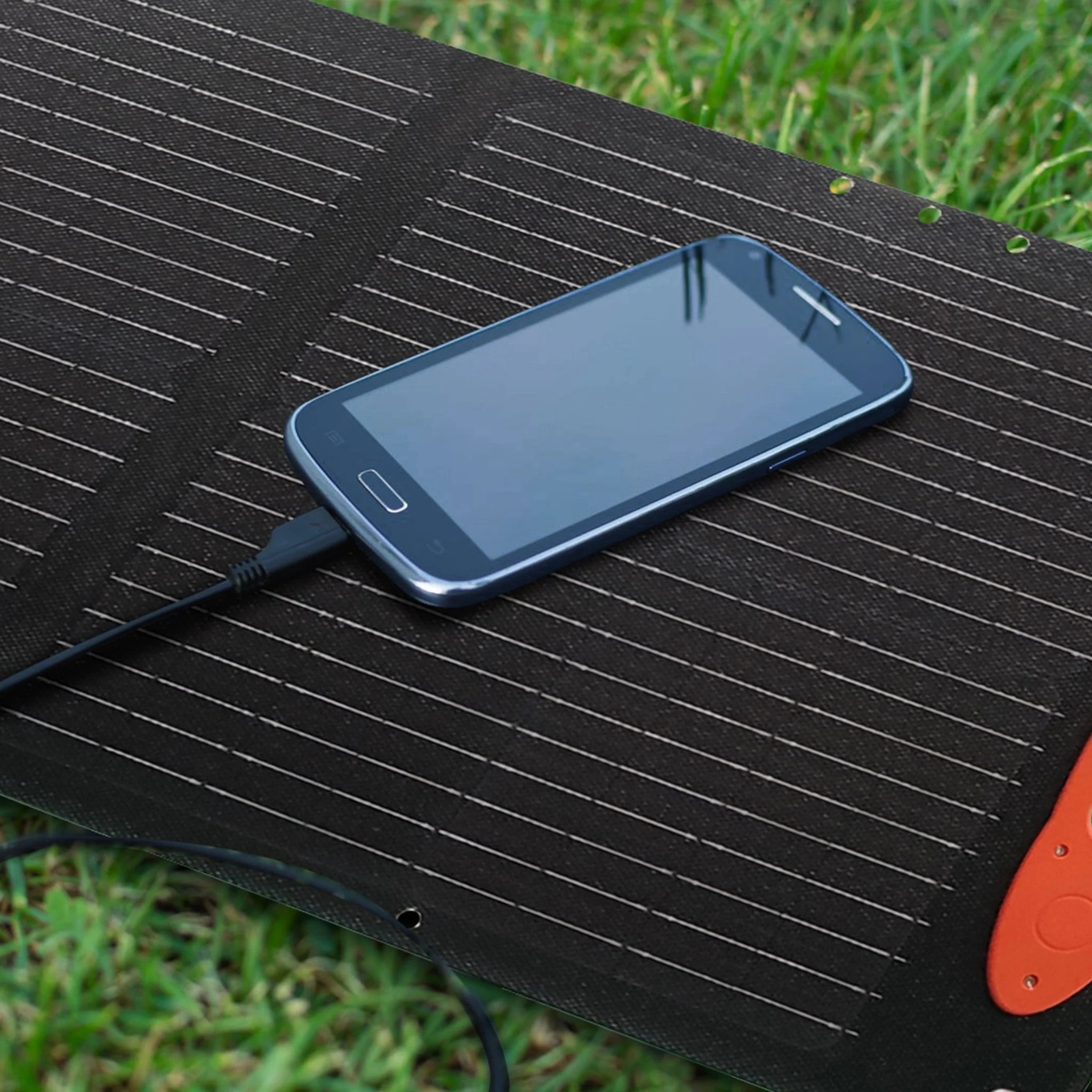 Tragbares Solarpanel mit EFTE-Beschichtung Solarpanel faltbar mit USB/Type-C/DC-Anschluss Solartasche IP67 Wasserdicht Camping Solar Panel - Image 4