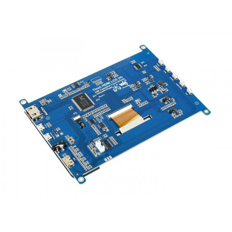 Waveshare 7" IPS HDMI USB Touchdisplay mit Audio kompatibel mit Raspberry Pi - Image 5