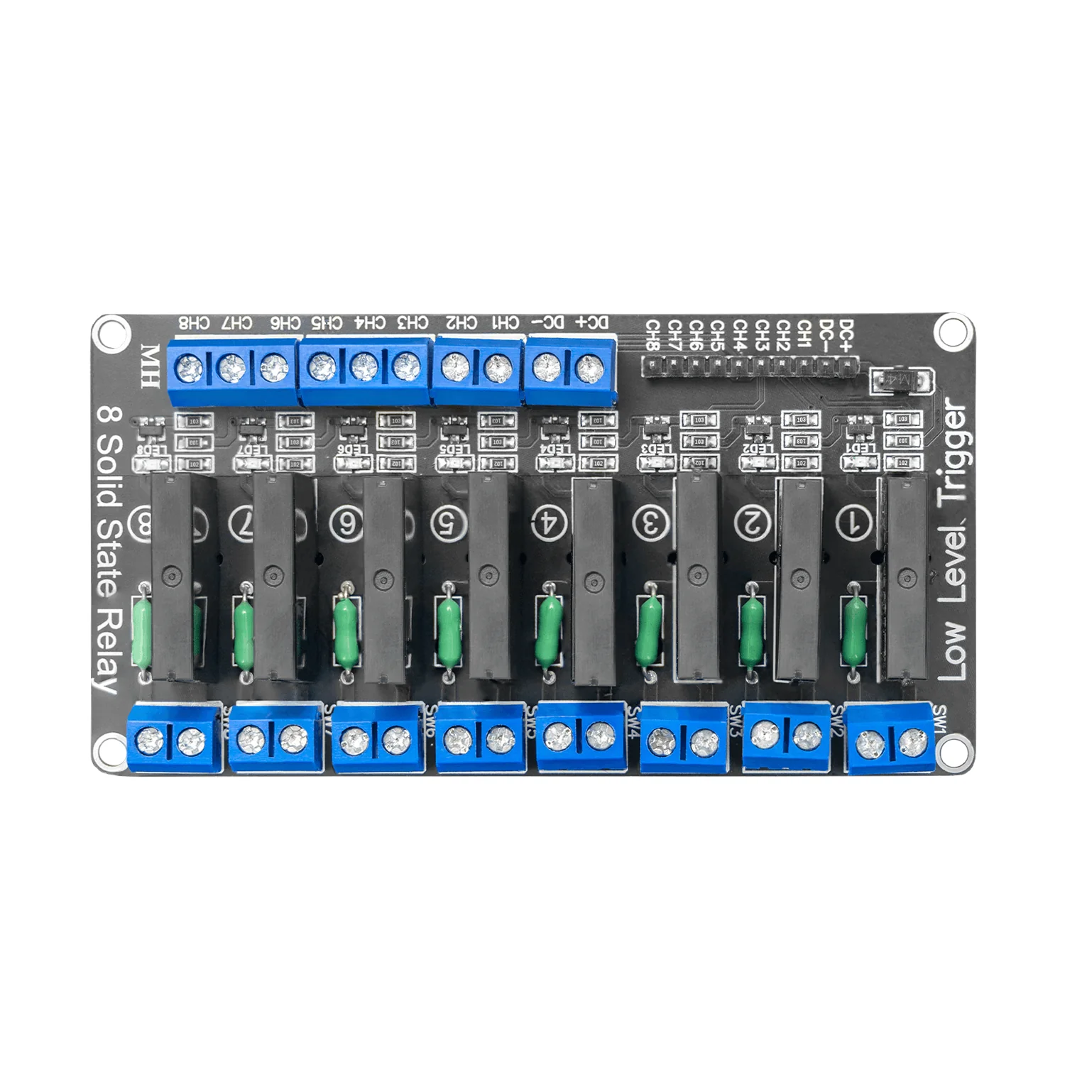 8 Kanal Solid State Relais 5V DC Low Level Trigger Power Switch kompatibel mit Arduino und Raspberry Pi - Image 3