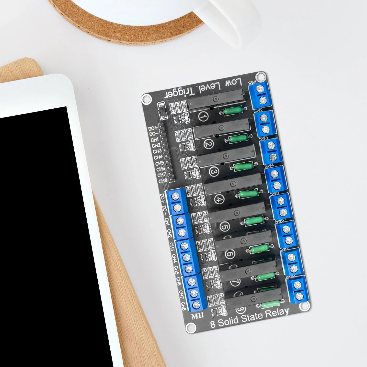 8 Kanal Solid State Relais 5V DC Low Level Trigger Power Switch kompatibel mit Arduino und Raspberry Pi - Image 6