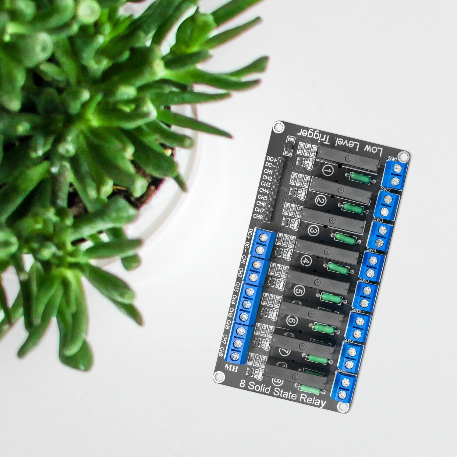 8 Kanal Solid State Relais 5V DC Low Level Trigger Power Switch kompatibel mit Arduino und Raspberry Pi - Image 8