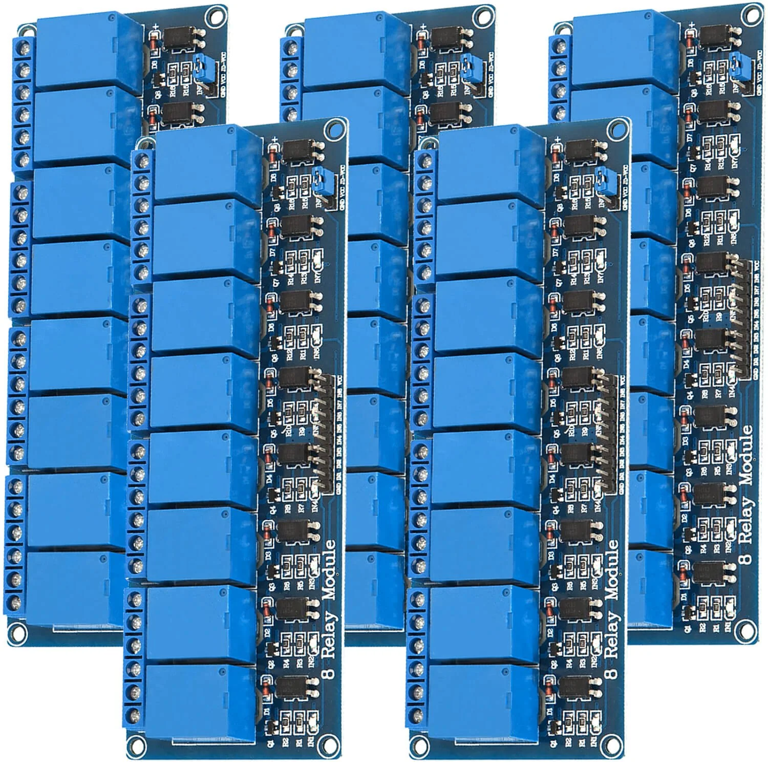8-Relais Modul 5V mit Optokoppler Low-Level-Trigger kompatibel mit Arduino und Raspberry Pi - Image 6