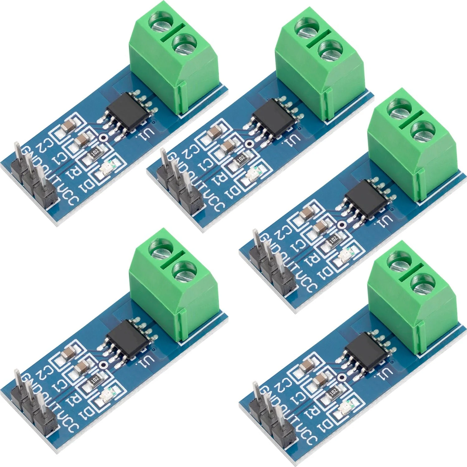 ACS712 30A Ampere Stromsensor Range Modul Current Sensor kompatibel mit Arduino - Image 4
