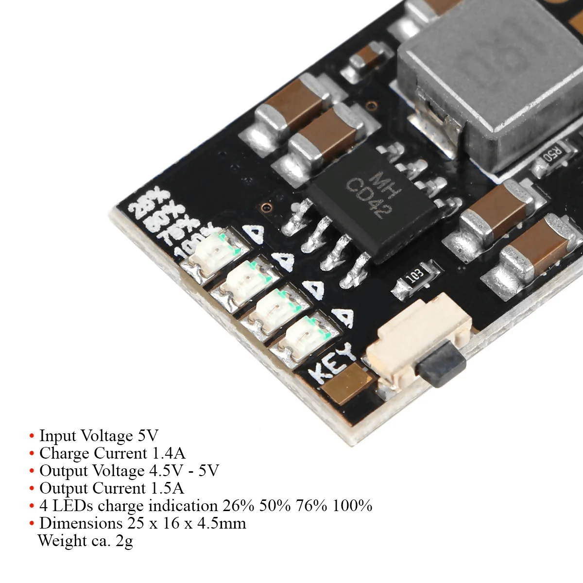 Akku-Ladeplatine integriertes Modul DIY PCB Board 5V (6 Stück) - Image 3