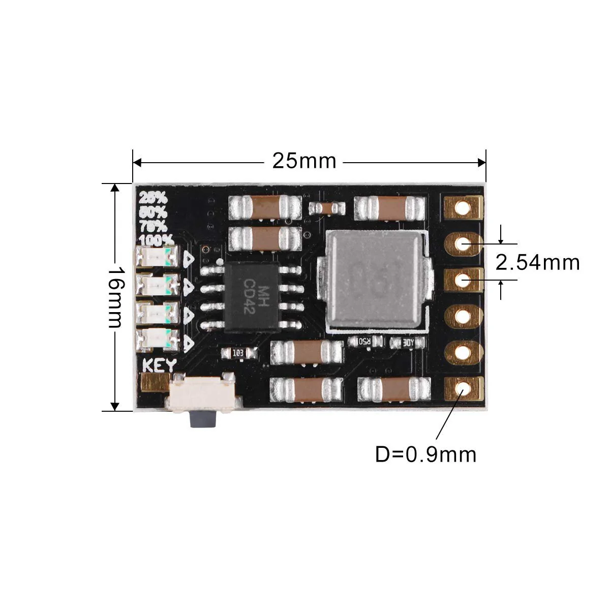 Akku-Ladeplatine integriertes Modul DIY PCB Board 5V (6 Stück) - Image 7