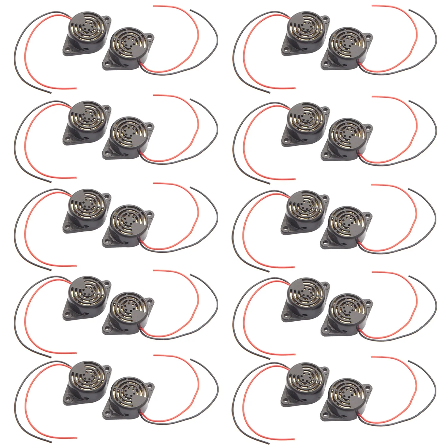 Buzzer elektronischer Signalton Alarm DC3-24V 95dB mit kontinuierlichem Signalton - Image 5