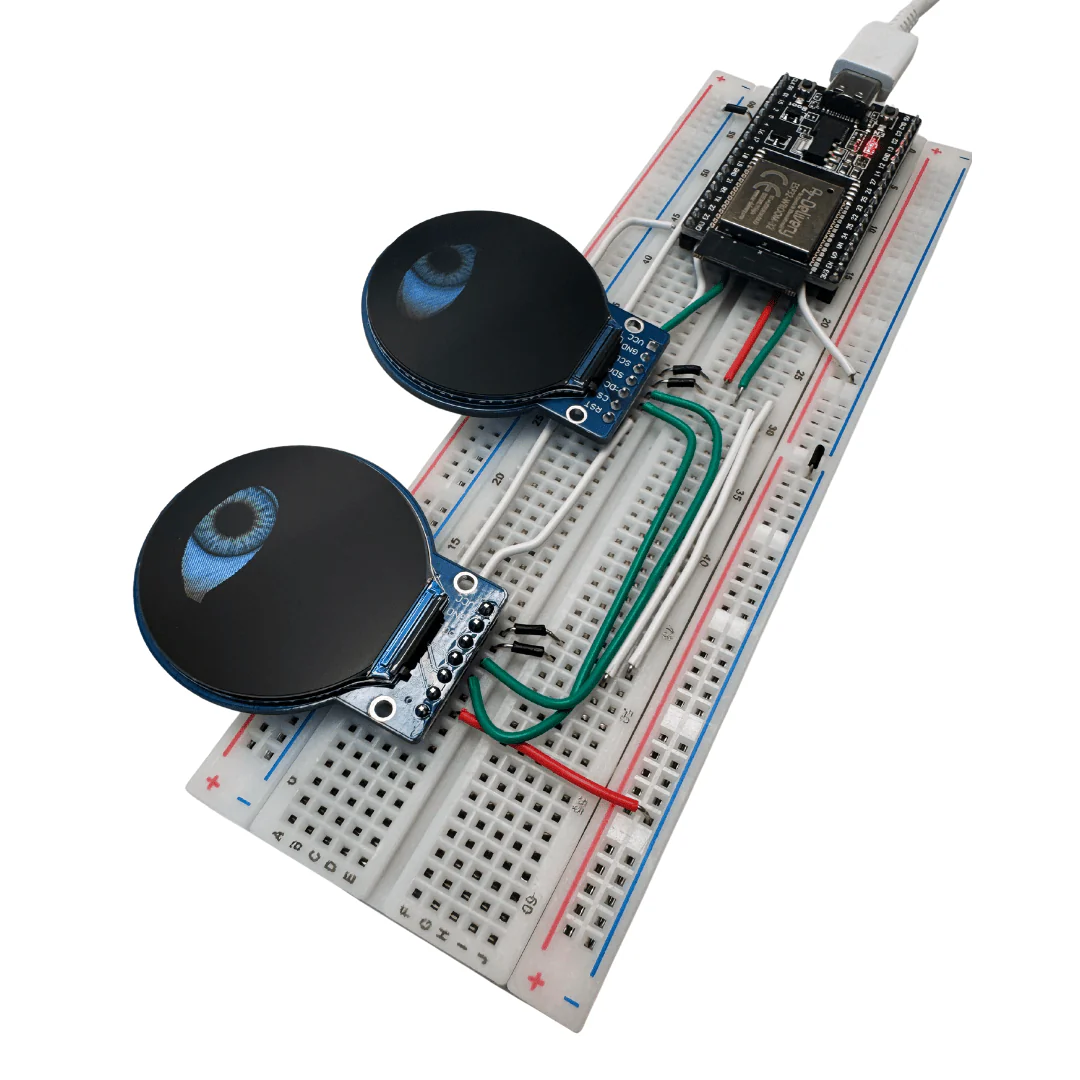 Animierte Augen mit ESP32 und rundem 1,28″ TFT-Display - Image 2