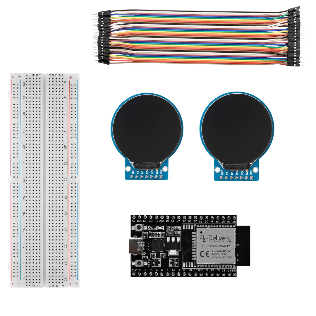 Animierte Augen mit ESP32 und rundem 1,28″ TFT-Display - Image 3