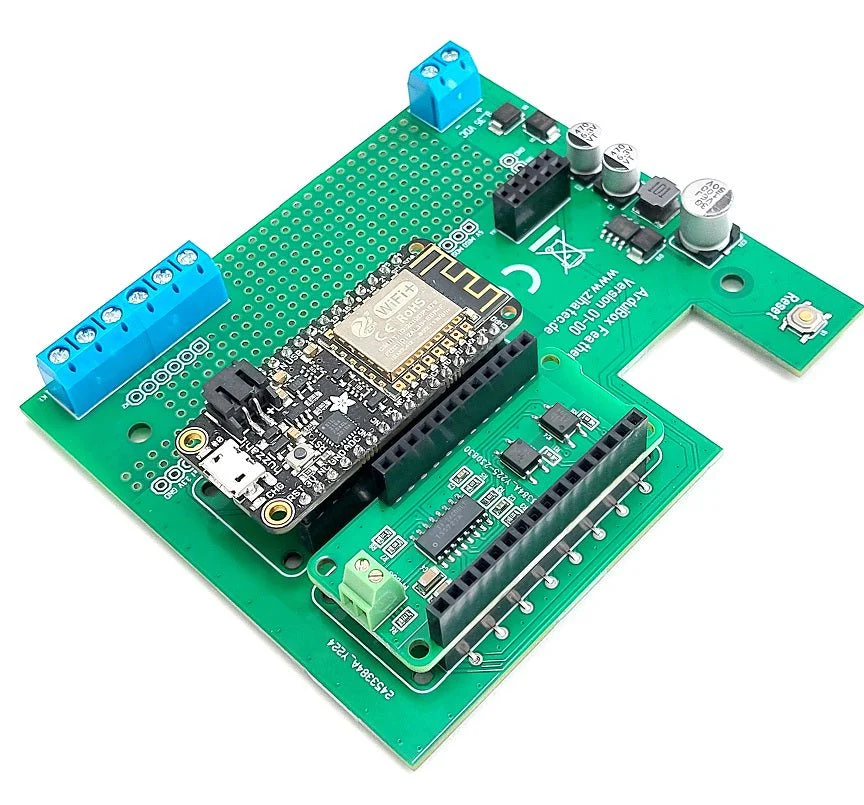 ArduiBox Feather - Hutschienen Montage- und Anschluss Set - Image 4
