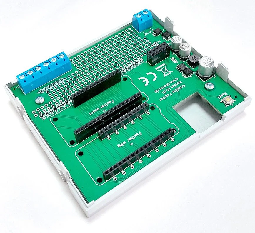 ArduiBox Feather - Hutschienen Montage- und Anschluss Set - Image 6