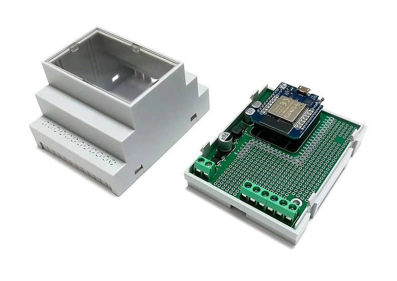 ArduiBox ESP - Hutschienen Montage- und Anschluss Set - Image 4