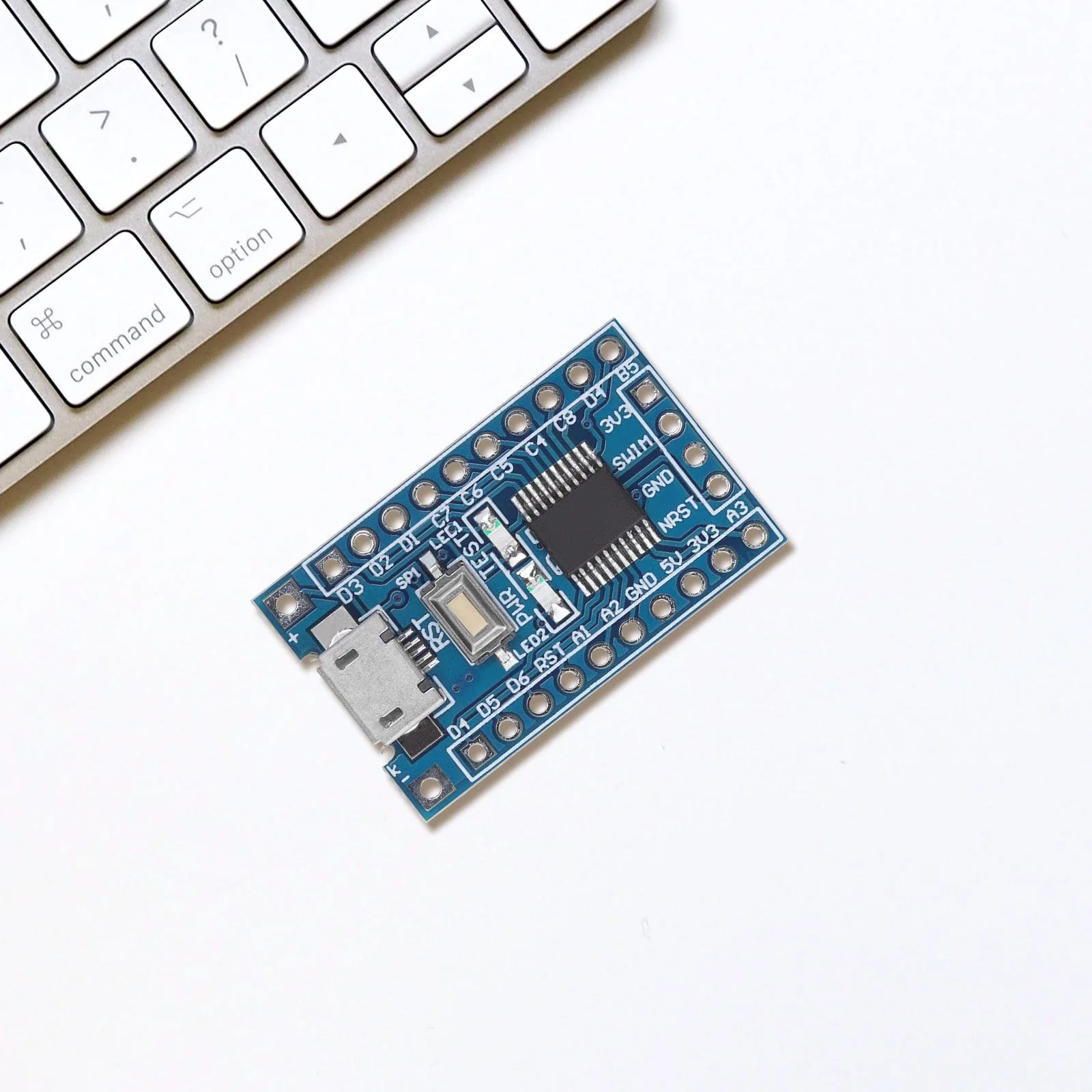 STM8S103F3P6 8-Bit Minimum System Mikrocontroller Development Board Modul für STM8S Programmierung mit UART, I2C, SPI, und einem 5-Kanal 10-Bit ADC - Image 4